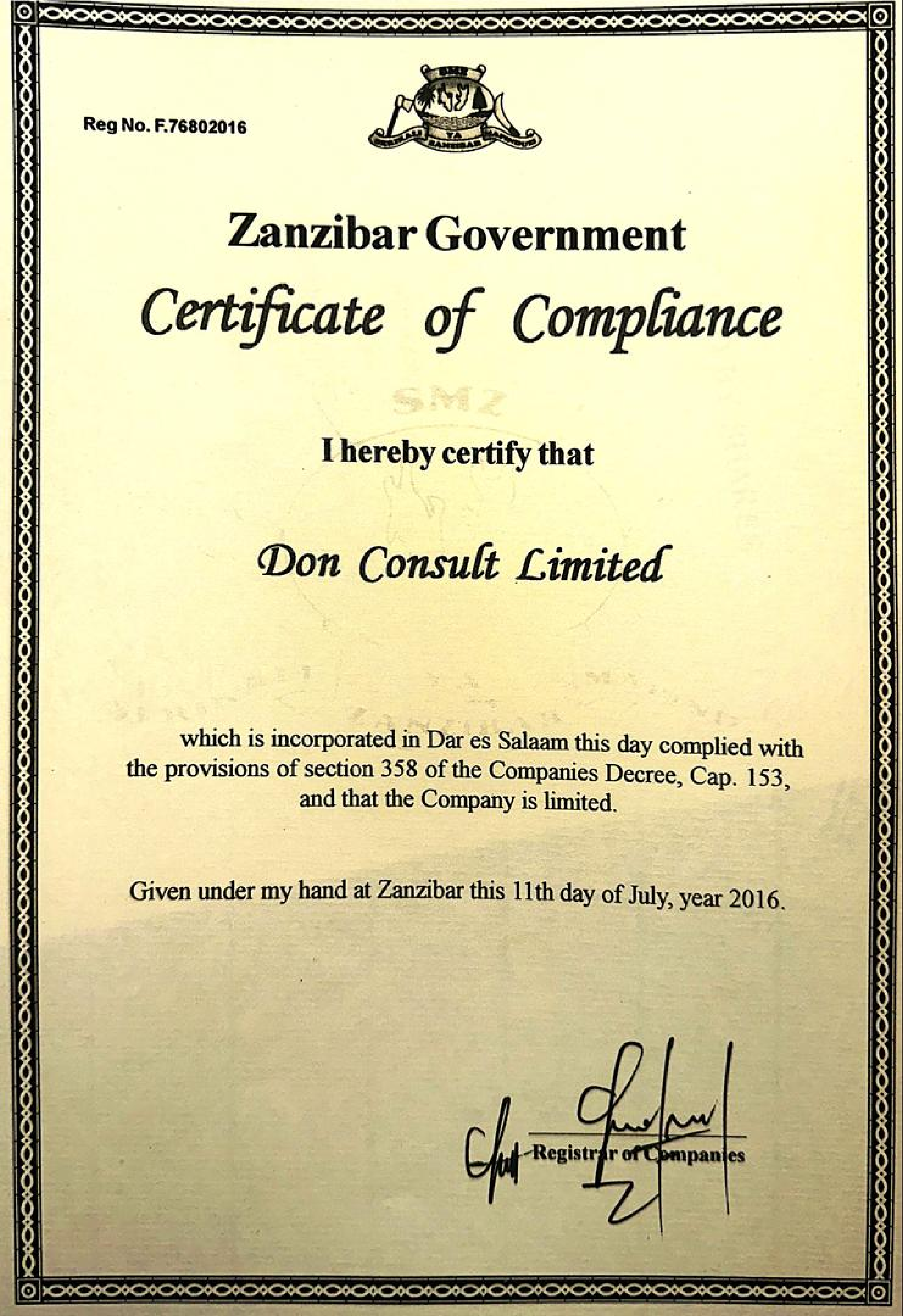 ZCI Registration